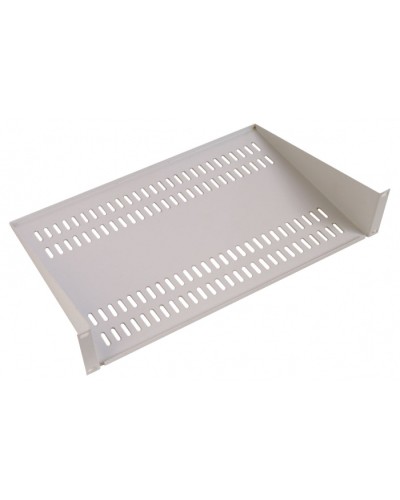 Полка перфорированная консольная 400мм 2U ЦМО МС-40-9005 в Подольске Полки для шкафов и стоек Pintop.ru